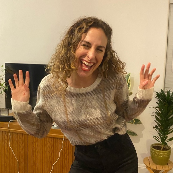 MKT studio mohair checkered sweater - Picture 4 of 4